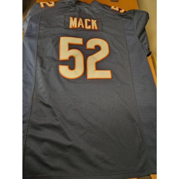 Nike NFL On Field Chicago Bears KHALIL MACK #52 Official Jersey Size 3X - Picture 7 of 8